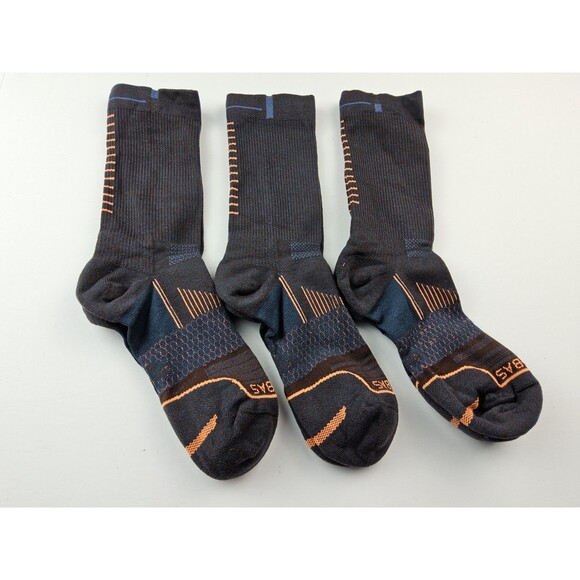 Bombas Accessories - Bombas Hex-Tec Run Athletic Crew Socks Lot Of 3 Pairs Size M